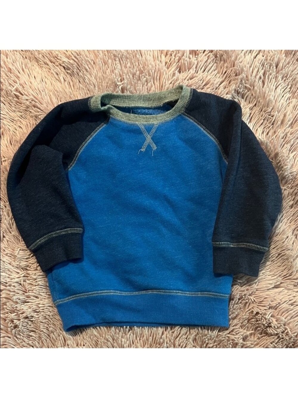 Jumping Beans Blue and Green Toddler Sweatshirt